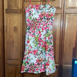 Jessica Howard Floral Spring Dress with matching sweater